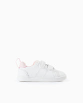 Tenis Velcro Combinado Rosa Zippy®