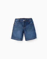 Bermuda Bolsillos Denim Oscuro Zippy