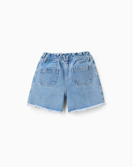 Short Resortado Bolsillos Denim Zippy estilo