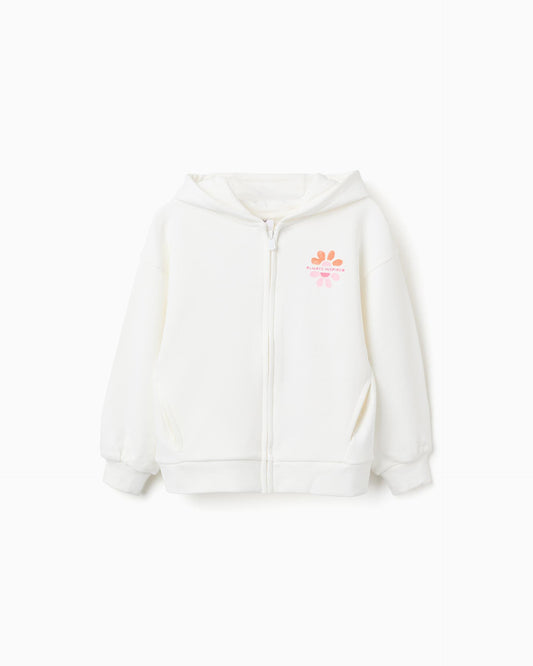 Chaqueta Sudadera Always Inspired Blanco Zippy