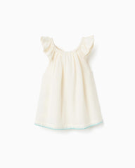 Blusa Bordado Flor Beige Zippy ESTILO