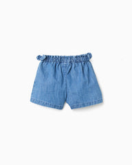 Short Detalle Bolsillos Denim Zippy estilo