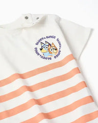 Conjunto Bermuda Bluey y Bingo Naranja Zippy