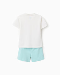 Conjunto Bermuda Bluey Azul Zippy