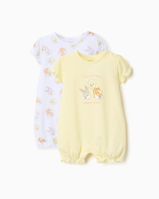 Set 2 Peleles Looney Tunes Amarillo Zippy