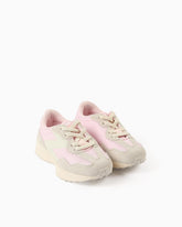 Tenis Cordon Elastico Combinado Rosa Zippy