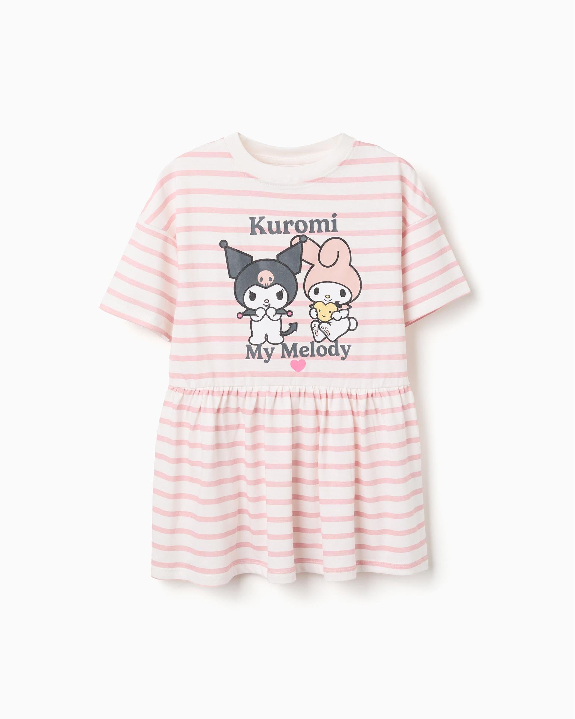 Vestido Estampado Kuromi My Melody Zippy