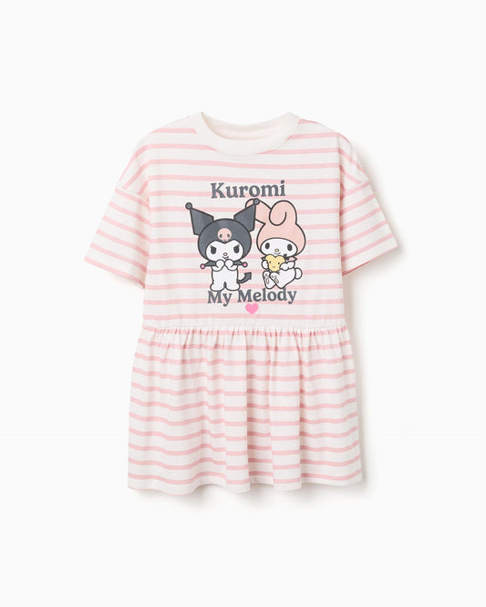 Vestido Estampado Kuromi My Melody Zippy