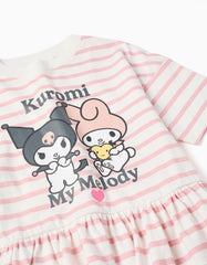 Vestido Estampado Kuromi My Melody Zippy detalle