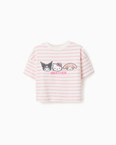 Blusa Estampado Hello Kity Besties Rosa Zippy