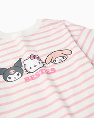 Blusa Estampado Hello Kity Besties Rosa Zippy detalle