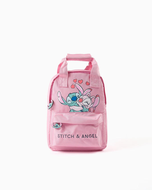 Morral Acolchado Stitch Rosa Zippy