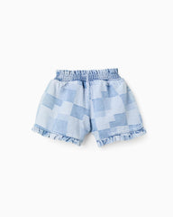 Short Combinado Cuadros Denim Zippy ESTILO