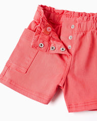 Short Resorte Bolsillos Rojo Zippy detalle