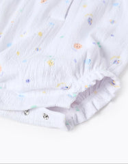 Body Cuello Estampado Cangrejo Blanco Zippy