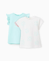 Set 2 Blusas Estampado Mar Azul Zippy