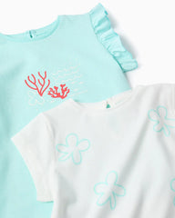 Set 2 Blusas Estampado Mar Azul Zippy modelo