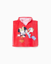 Toalla con Capota Minnie Rojo Zippy