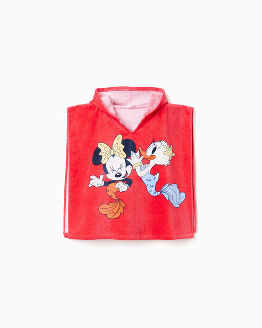 Toalla con Capota Minnie Rojo Zippy