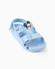 Sandalias en Goma Estampado Mickey Azul Zippy estilo