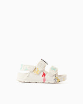 Sandalias en Goma Estampado Minnie Blanco Zippy