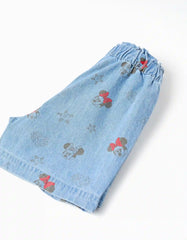 Short Estampado Minnie Denim Zippy detalle