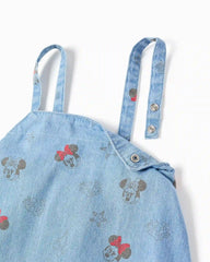 Vestido Estampado Minnie Denim Zippy DETALLE
