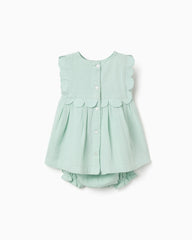 Vestido con Panty Pecho Verde Zippy ESTILO
