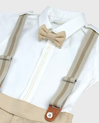 Conjunto Ceremonia Bermuda Cafe Detalles