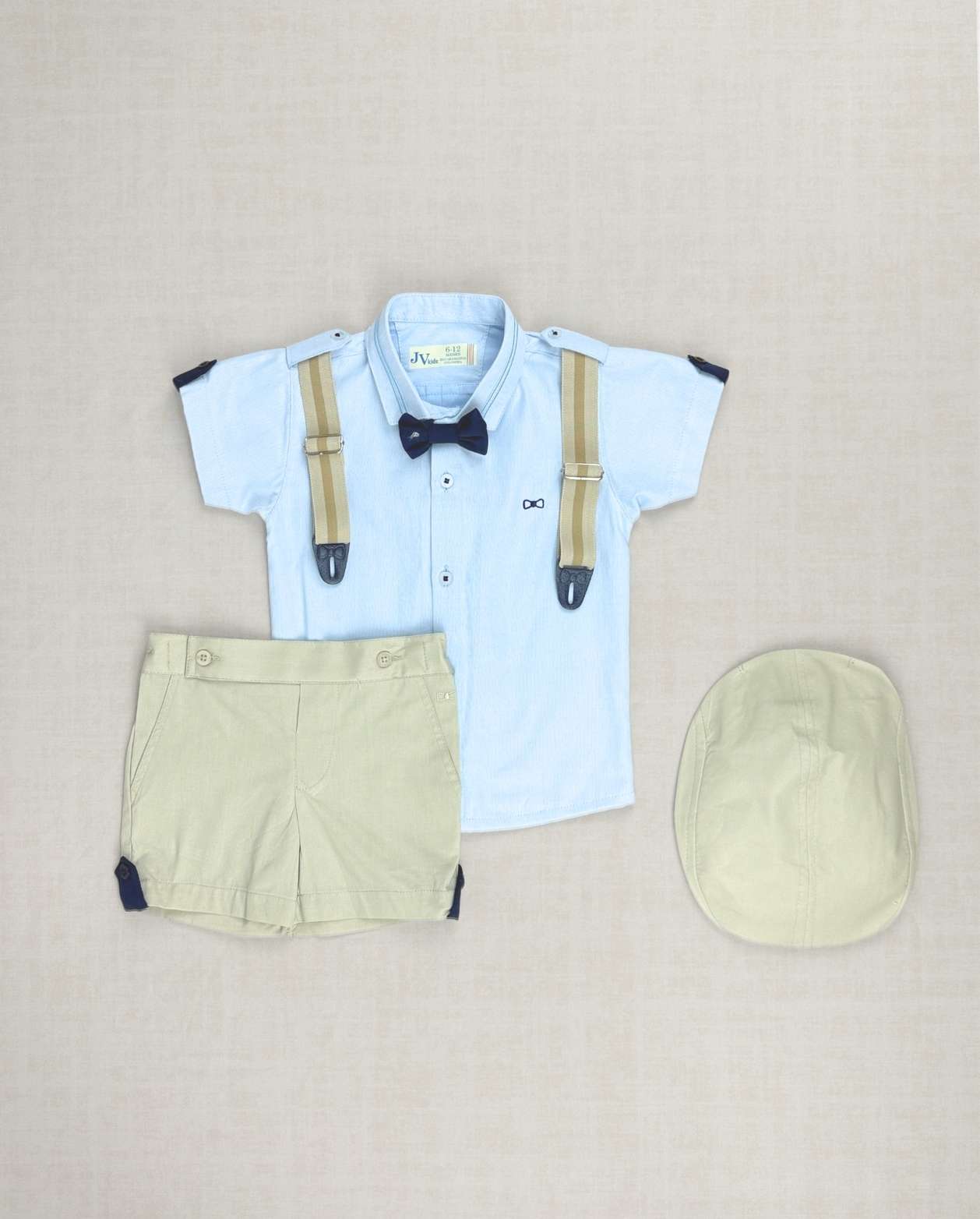 Traje Ceremonia Bermuda Azul