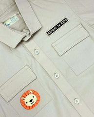 Conjunto Niño Safari Verde Con Sombrero leon