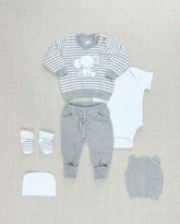 Set Primer Día Elefante Gris