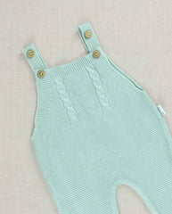 Set Primer Día Tejido Overol Cuello Verde Green