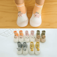 Medias Con Suela Animales 3D Estilos