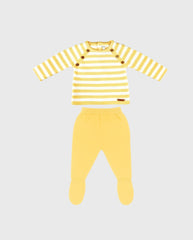 Primer Dia Tricot Rayas Amarillo Martin Aranda
