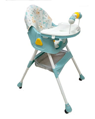 Comedor Para Bebé 2 En 1 Estampado Verde Dali Ebaby Bandeja