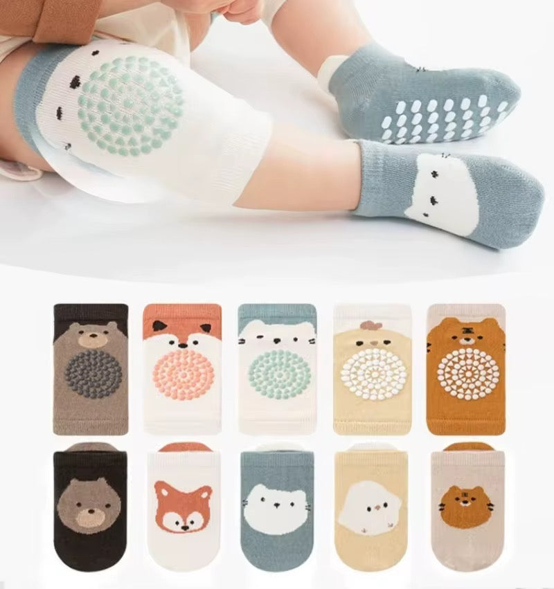 Set Medias con Rodilleras Antideslizante Animales