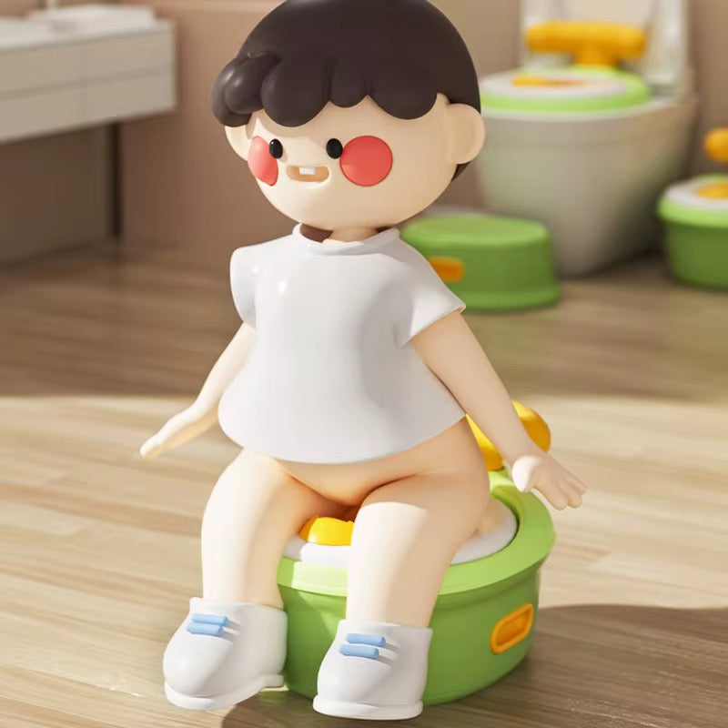 Vasenilla Para Niños Multifuncional Verde Estilo