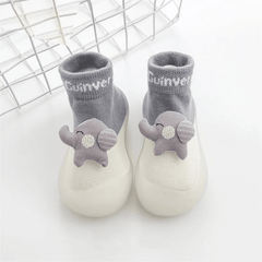 Medias Con Suela Animales 3D Elefante