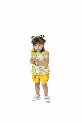 Conjunto Short Estampado Limones Amarillo