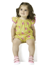 Mameluco Estampado Ballenas Amarillo