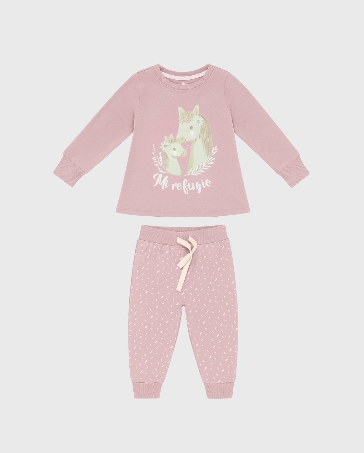 Pijama Pantalón Manga larga Caballos