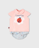 Conjunto Falda Mariquita Rosa Boboli