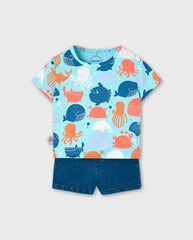 Conjunto Bermuda Animales del Mar Boboli