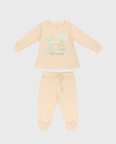 Pijama Pantalon Manga larga Coneja Salmon