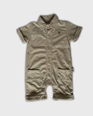 Mameluco Bolsillo Botones Caqui