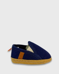 Tenis Sin Suela Vans Azul Huellitas Niño