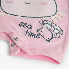 Pelele Estampado Cangrejo Rosa