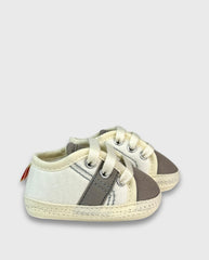 Tenis sin Suela Combinado Gris