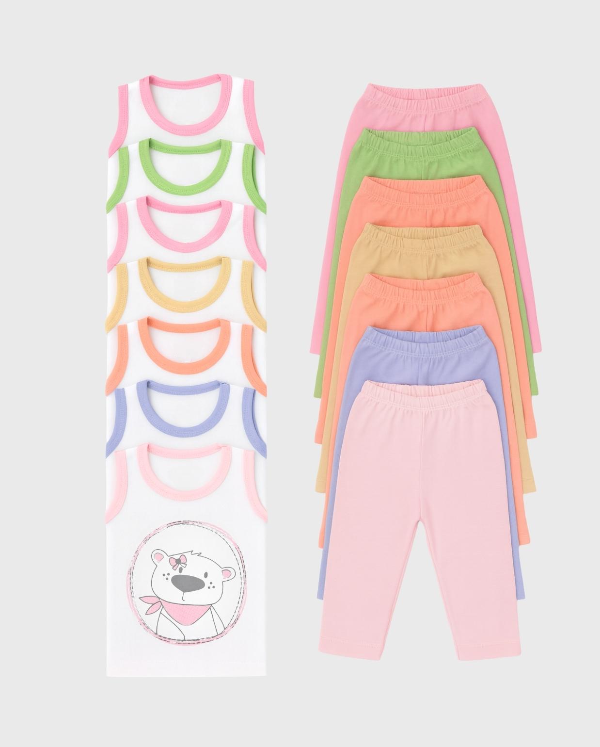 Semanario 14 Piezas Animales Niña